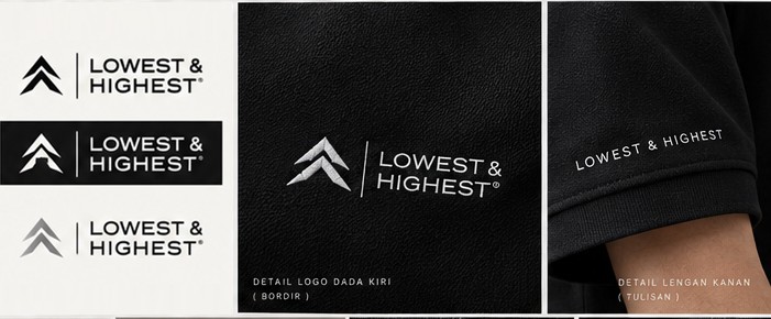 LOWEST & HIGHEST garment details